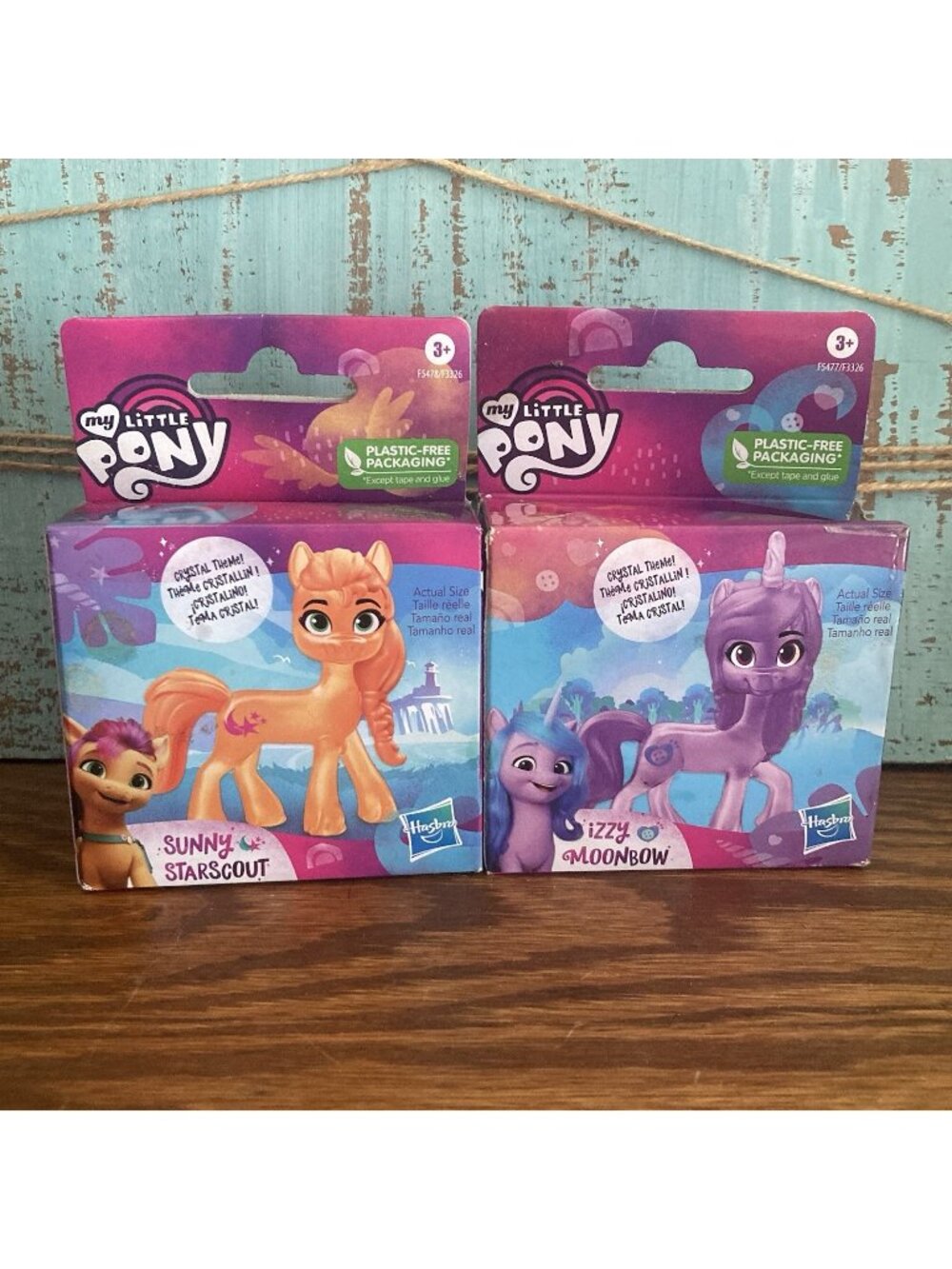 NEW Hasbro My Little Pony Izzy Moonbow & Sunny Starscout Mini Figures NIB
